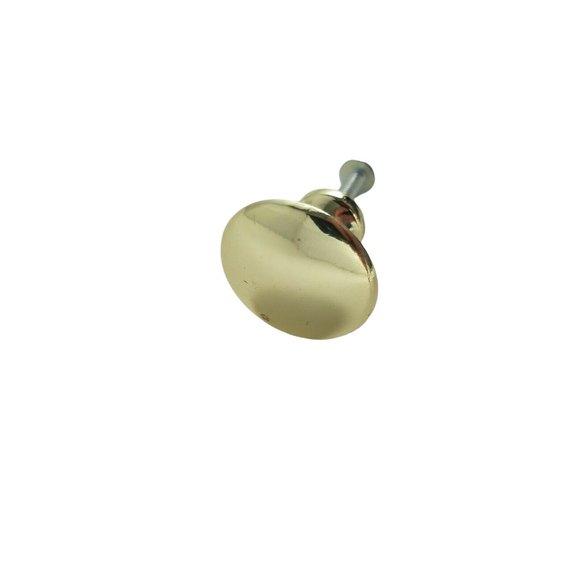 Amerock 255PB Mushroom Style Gold Tone Drawer Cabinet Knob Pull Handle 1.25" - Picture 3 of 5